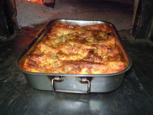 Lasagna forno legna